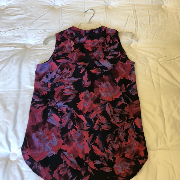 Floral print polyester tank - Picture 2 of 3